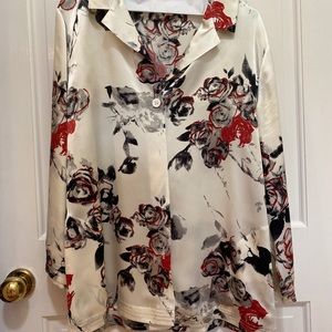 Sak’s silk pajamas. Worn once. Top and pants.